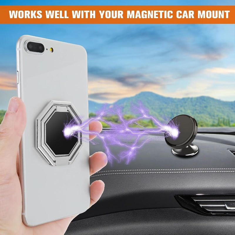 FlexiRing 360° Magnetic Phone Grip & Stand