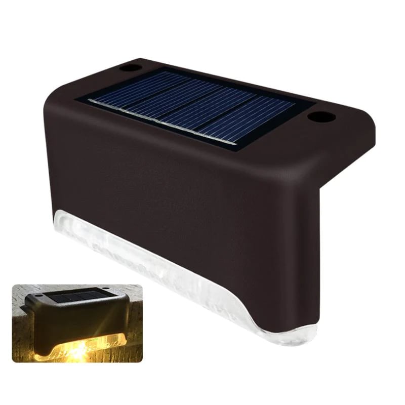 Solar-Powered Outdoor Stair Lights