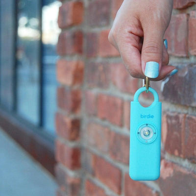 Personal safety alarm keychain.