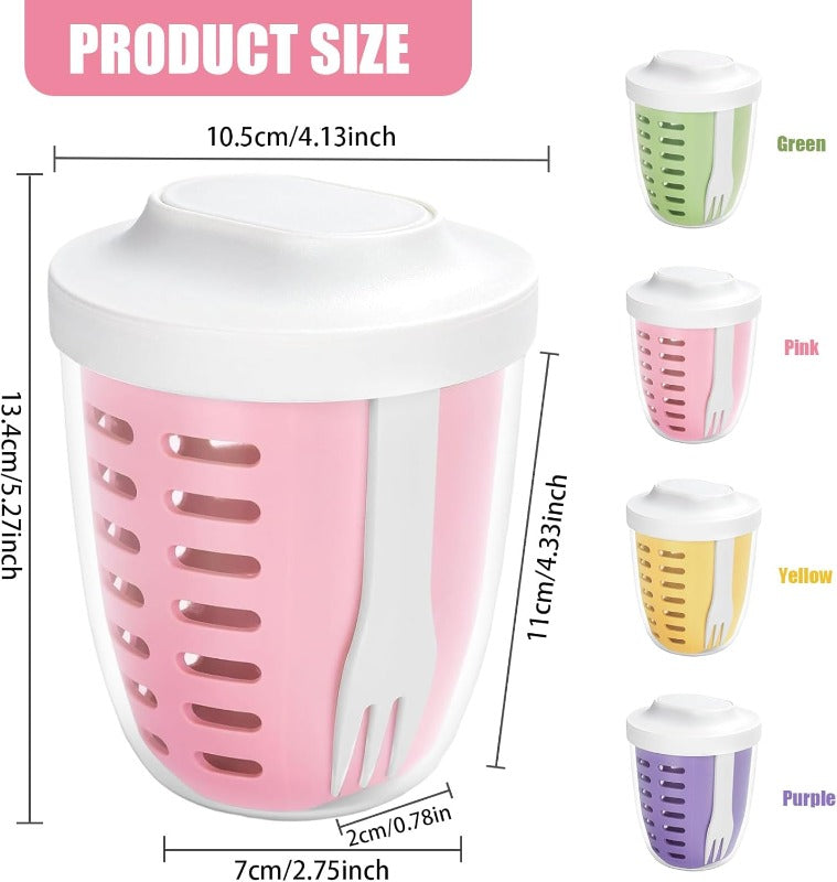 Portable Multi-Purpose Fruit Salad Cup