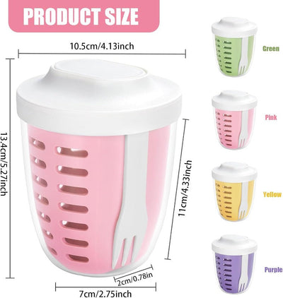 Portable Multi-Purpose Fruit Salad Cup