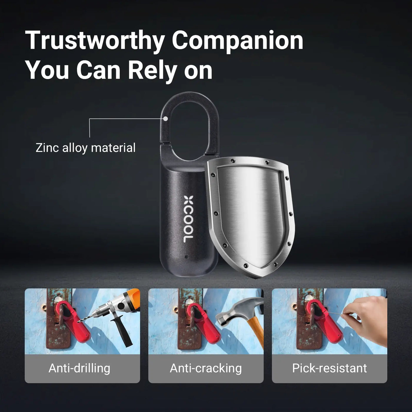 InstaSecure Fingerprint Padlock