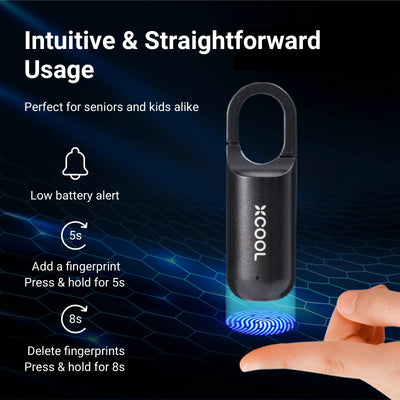 InstaSecure Fingerprint Padlock