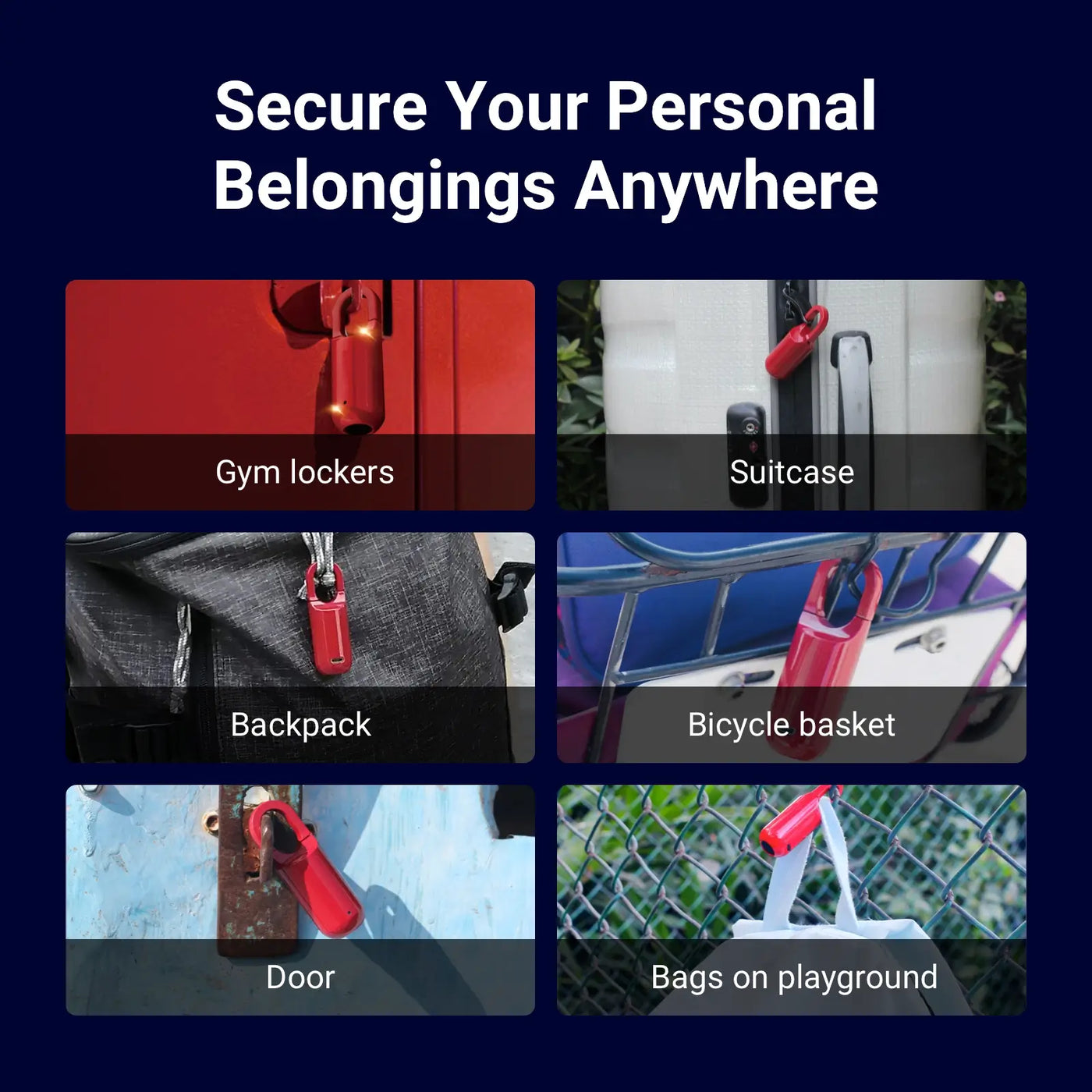 InstaSecure Fingerprint Padlock