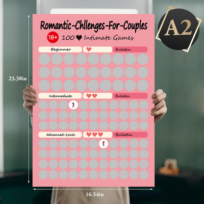 Couples' Adventure Scratch Poster