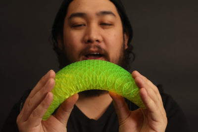 Morf Fidget Worm Green Big