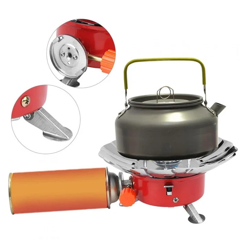 🔥 Ultimate Portable Camping Gas Stove Kit