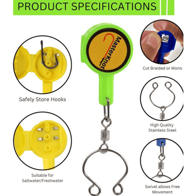 MasterKnot Fishing Knot Tying Tool – Tie Flawless Knots in Seconds