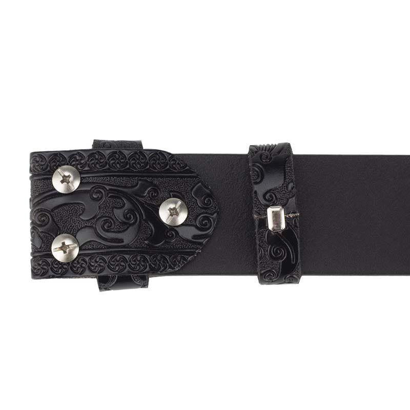 Western Belt Without Buckle 1.5" Wide with Snaps